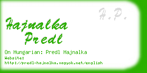 hajnalka predl business card